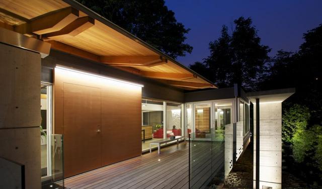 |探访450㎡私人别墅装修，这室外造景手法，还没进屋就被迷住了！