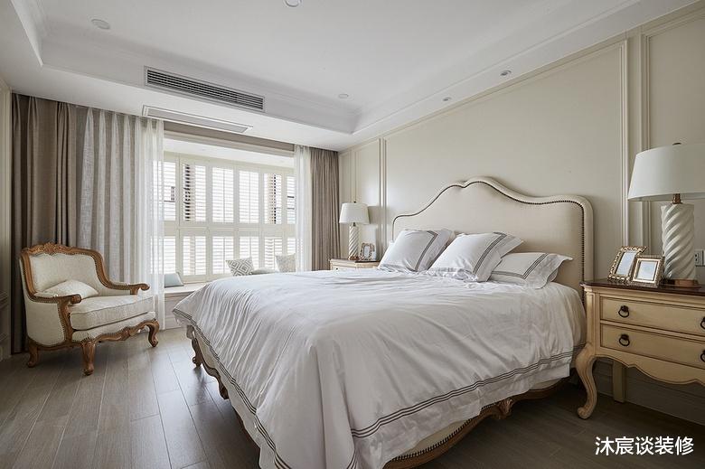 |她放弃复式选择大平层,装修后家人乐开花,全屋白色美式澄明素雅