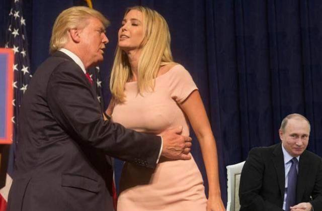 伊万卡|真急眼了！特朗普又亲又抱惹恼伊万卡，直言想动用“防狼喷雾”