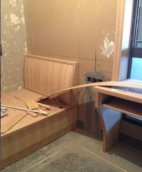 木工|木工现场做的木板床，这样真的好吗？