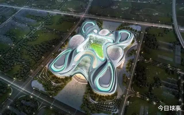 大连人队▲高端大气上档次！恒大新球场高科技设计，不输上海上港新球场