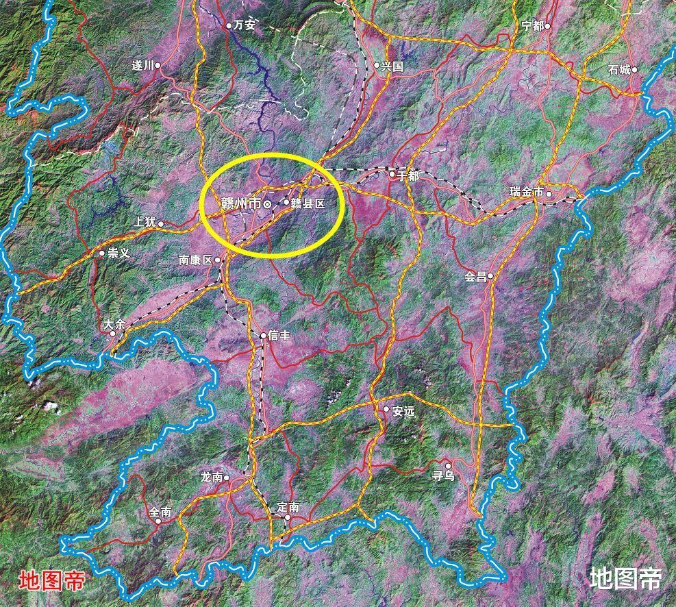 地图帝|江西简称“赣”，赣州为什么叫赣州？