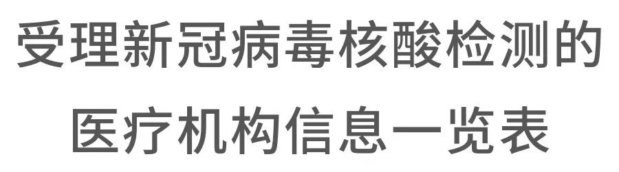『杭州』杭州单位或个人可自愿自费预约进行核酸检测（附首批检测受理机构名单）