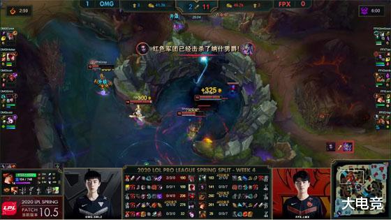 CPU■LOL-LPL：Doinb克烈单杀icon塞拉斯，FPX让一追二OMG豪取7连胜！