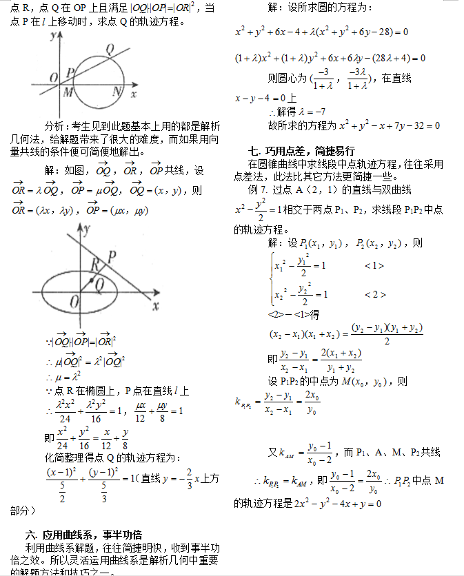 高中数学：高中数学圆锥曲线二级推论，吃透，学渣也能逆袭