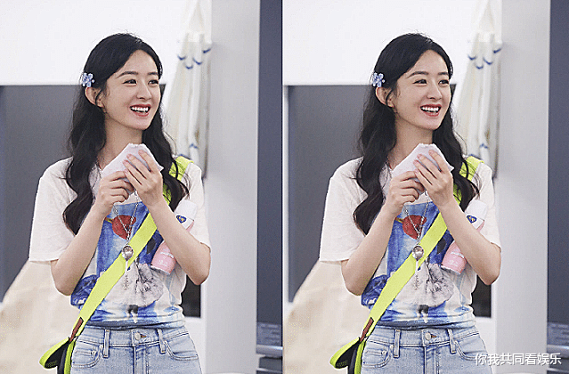 赵丽颖|黄晓明带赵丽颖逛超市时偶遇熟人，看清对方的正脸，我没眼花吧？