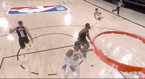 勒布朗·詹姆斯|卡鲁索钉板大帽哈登！詹姆斯被球打头，差点发飙！湖人淘汰马赛克，时隔10年再次打进西决