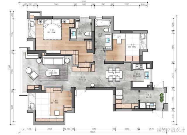 上海夫妻家中的高级场面，光硬装就花费45W，柜子全现场打，漂亮