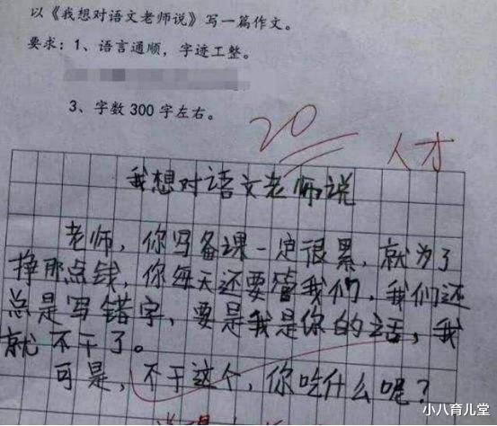 【作文】小学生“0分作文”火了, 拐着弯骂老师,气坏老师:这孩子我不教了