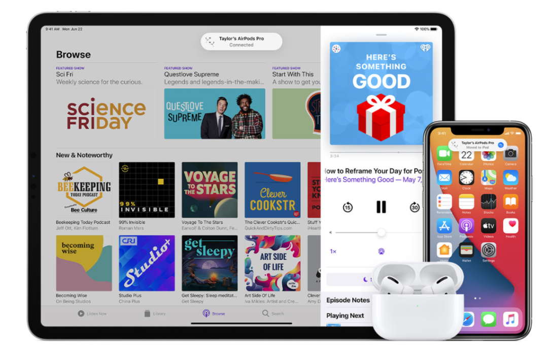 AirPods|AirPods配套iOS 14空间音频固件更新，可以体验了