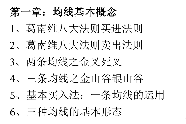 险资■炒股技术知识-均线应用01章