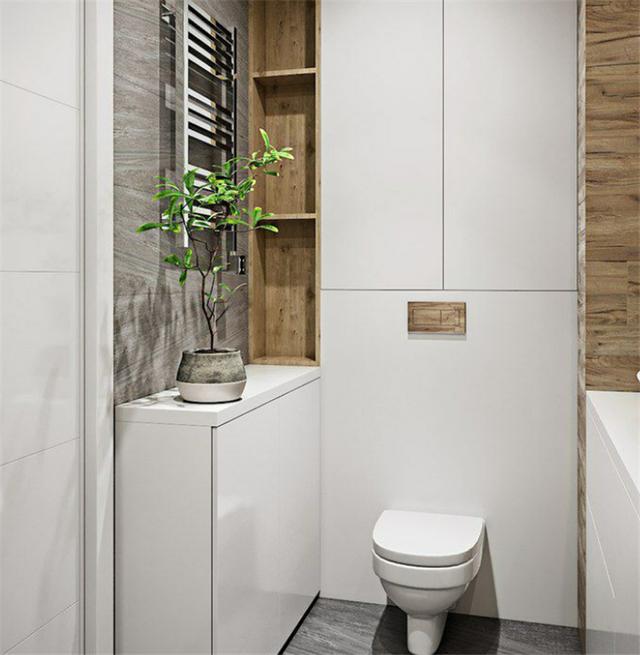 []马桶后方1㎡的空间别浪费！这样设计能给你省下装修卫生间的钱