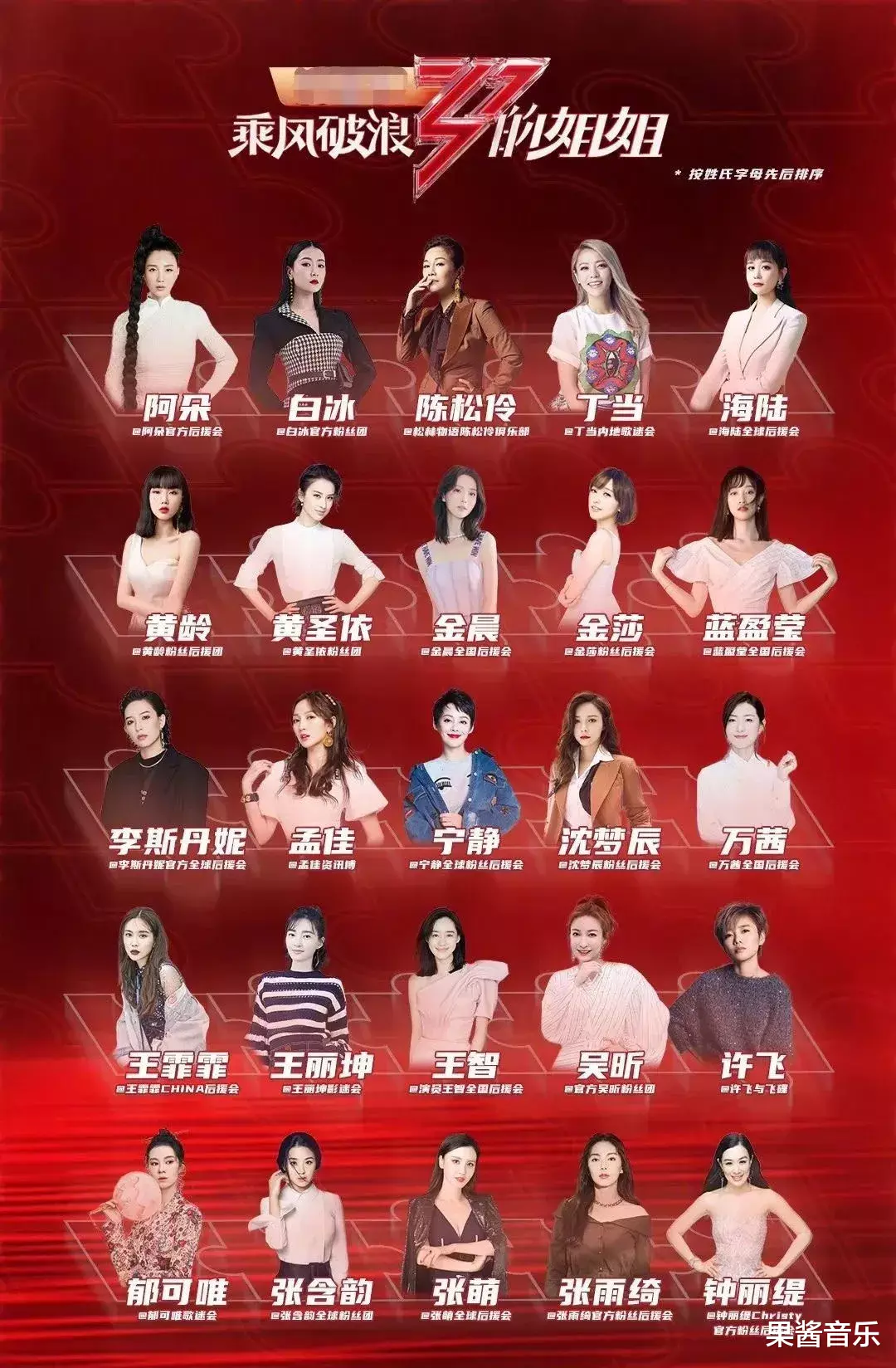 梅艳芳|我给《乘风破浪的姐姐》搞了个风韵排行，第一名都野上天了