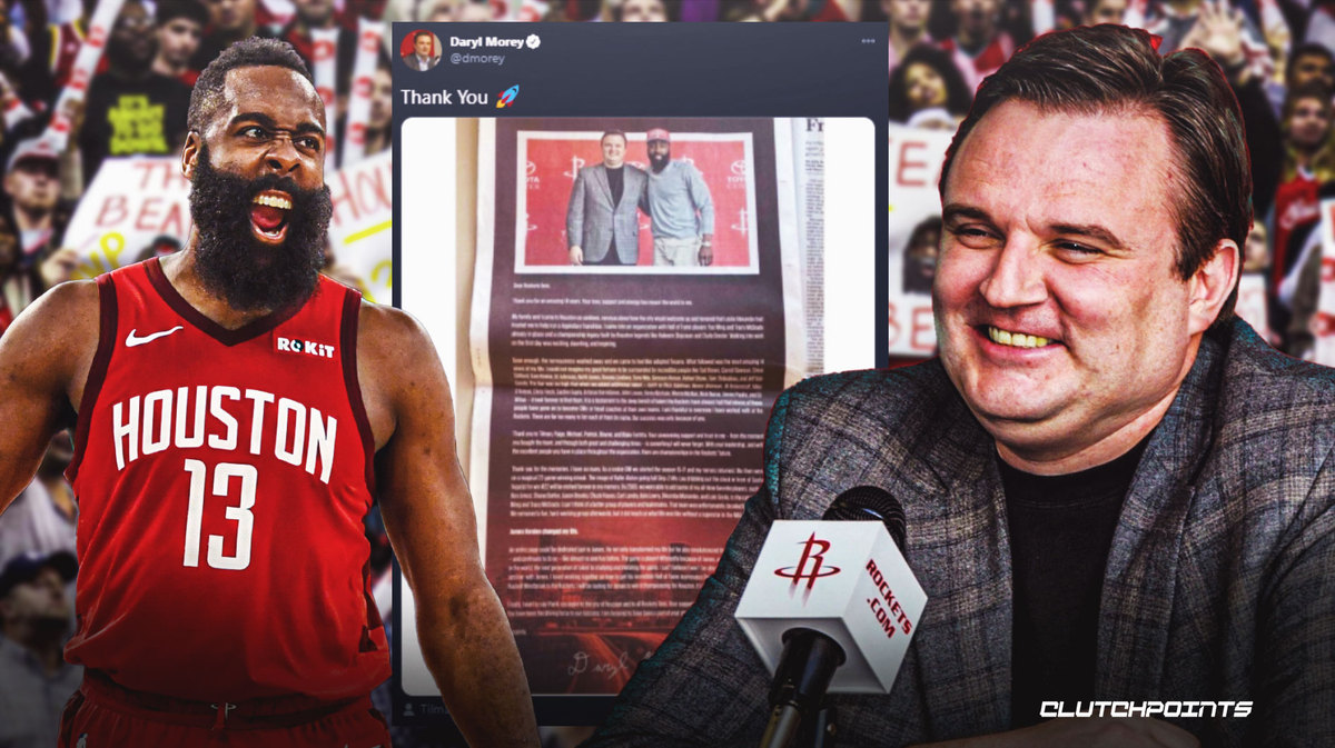 莫雷|还是不舍!莫雷晒合照感谢哈登,彻底离开NBA圈子,一年前就想辞职