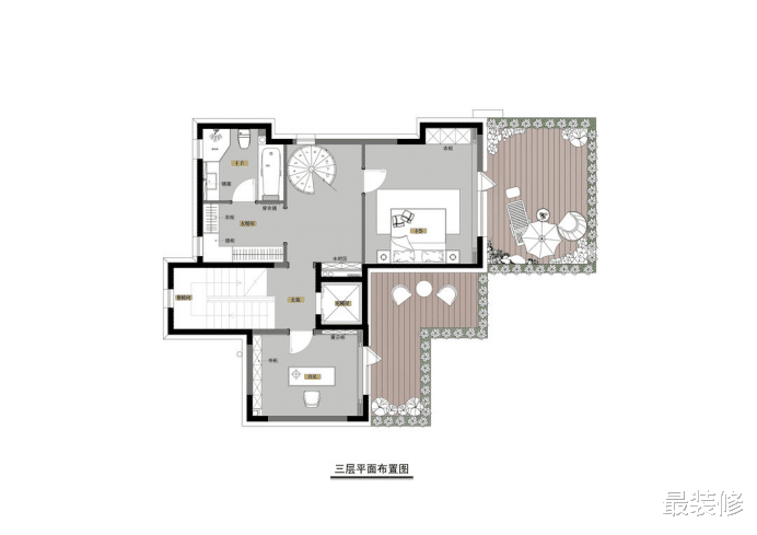 大户型|5层409平超大户型，白色为主的温雅美居，三层休闲区最为出彩