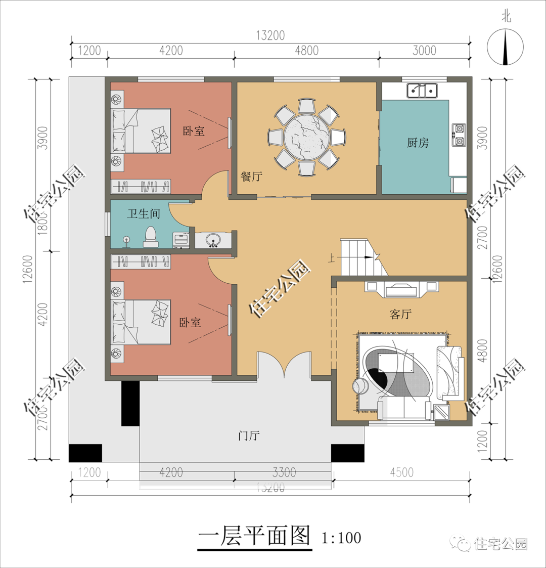|小资情调现代风,13×12米二层雅宅,乐享居家时光