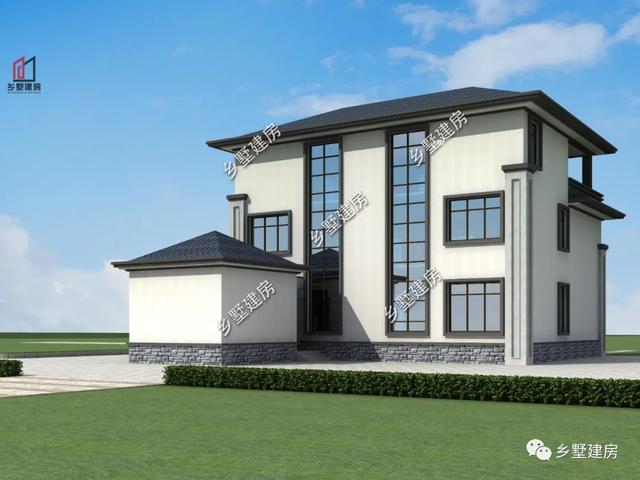 @新农村就该住新中式，开间15米带大露台，父母爱人都中意！