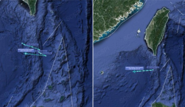 僅相隔不到30分鐘，2架巡邏機先後進入南海，釋放一個明確的信號-圖5
