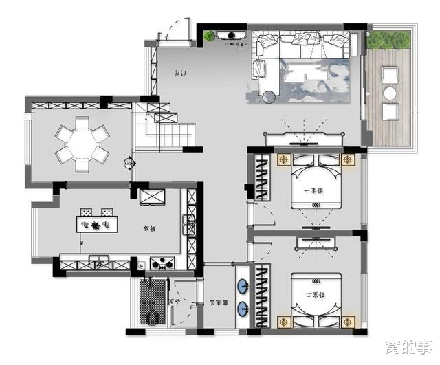 『』装修不是越豪华越好,这套200㎡新房让我明白:简约美才是真高级