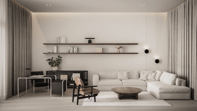 |400㎡独栋别墅,极简格调下的东方禅意