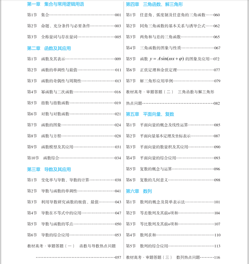 数学|轻巧夺冠2021高考数学总复习秒杀清单（师生共用）照着复习