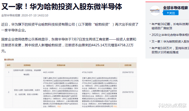 华为|23800万！华为再次出手，打造国产隐形冠军，美媒：更难对付了