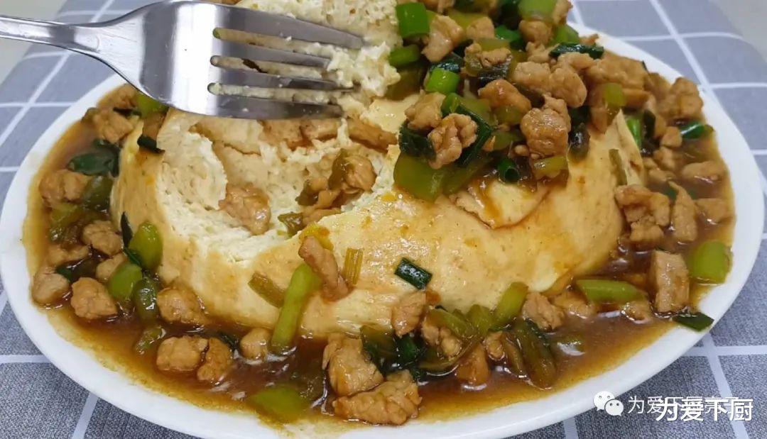 #鸡蛋豆腐#4个鸡蛋，1块豆腐，不炖不炒不油炸，孩子一顿多吃两碗饭，太香了