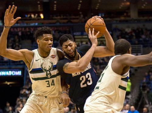 #广州恒大#“逆天长臂”浓眉哥与“超长跟腱”字母哥两位顶尖大前锋谁更强?