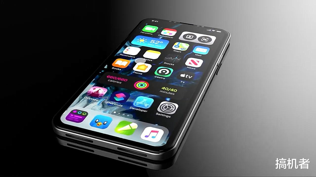 iphone12▲iPhone12概念图：黑边框太粗是最大败笔，但比iPhone11香