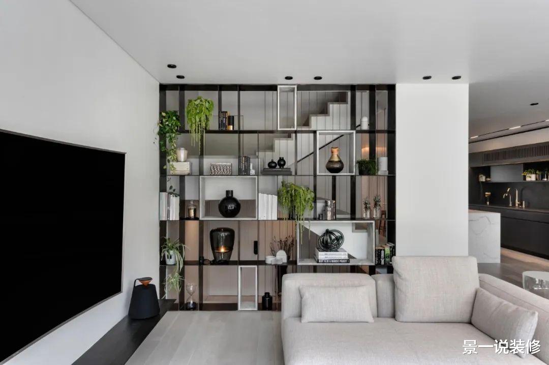 []现代轻奢风格别墅，黑白色的装修简单、大气好看，大爱啊！
