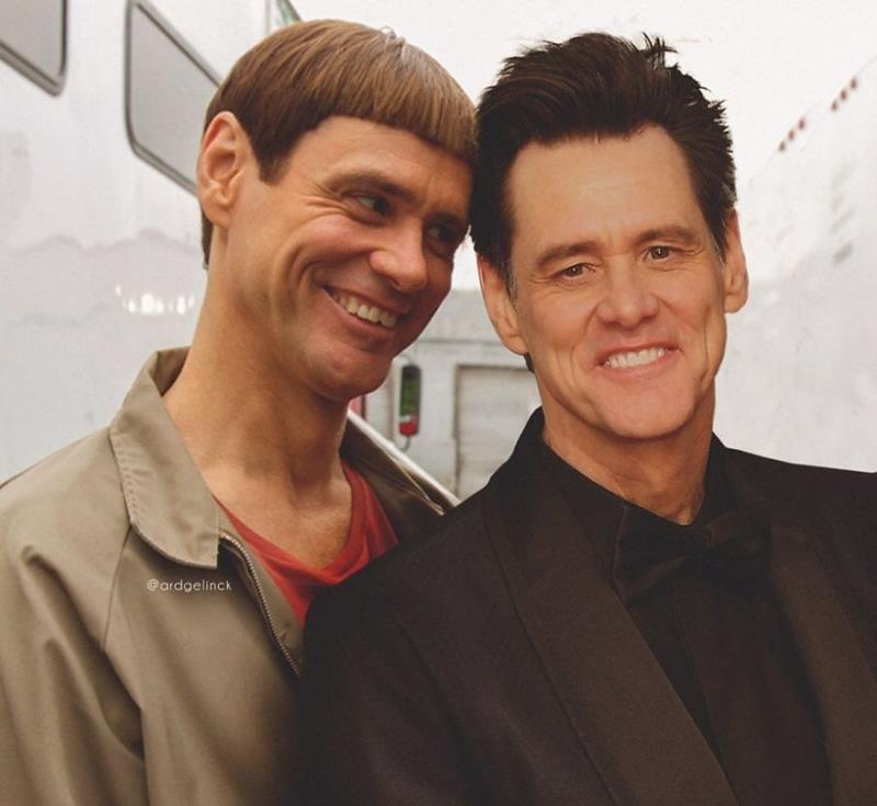 休·杰克曼|演员和经典电影角色梦幻合照，休杰克曼和金刚狼的合照太逼真了！