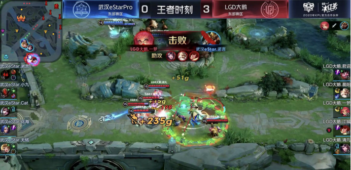 『吕布』KPL：首支锁定季后赛的队伍诞生，还把别人剃了光头