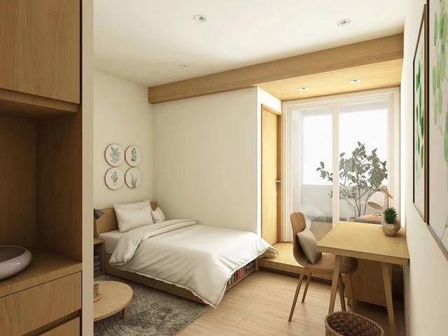 有钱了买套单身公寓，客厅就照这样装！30多平米，功能却很齐全