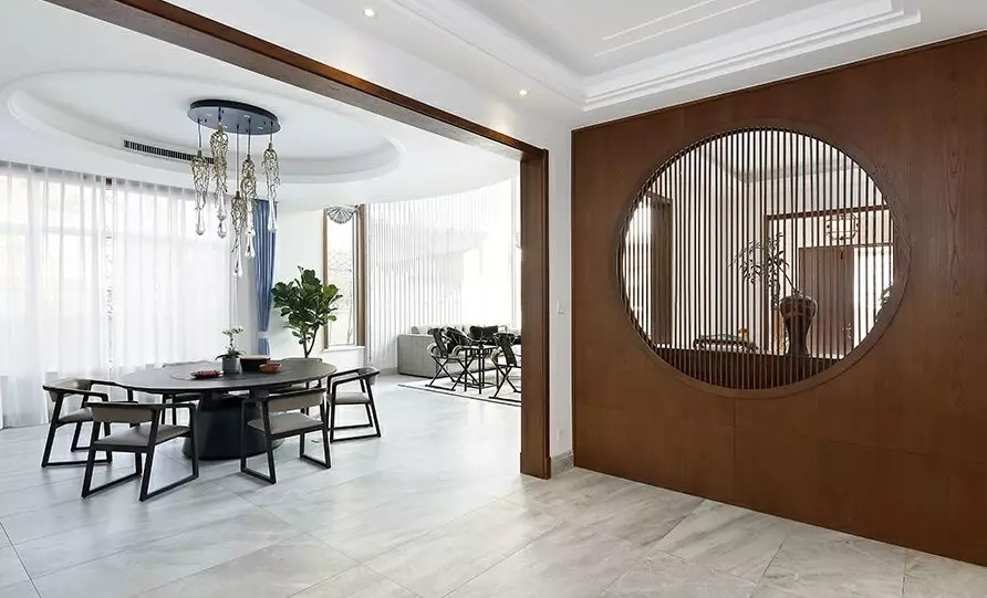 :别墅新中式风格软装设计,生活在自然与艺术之间