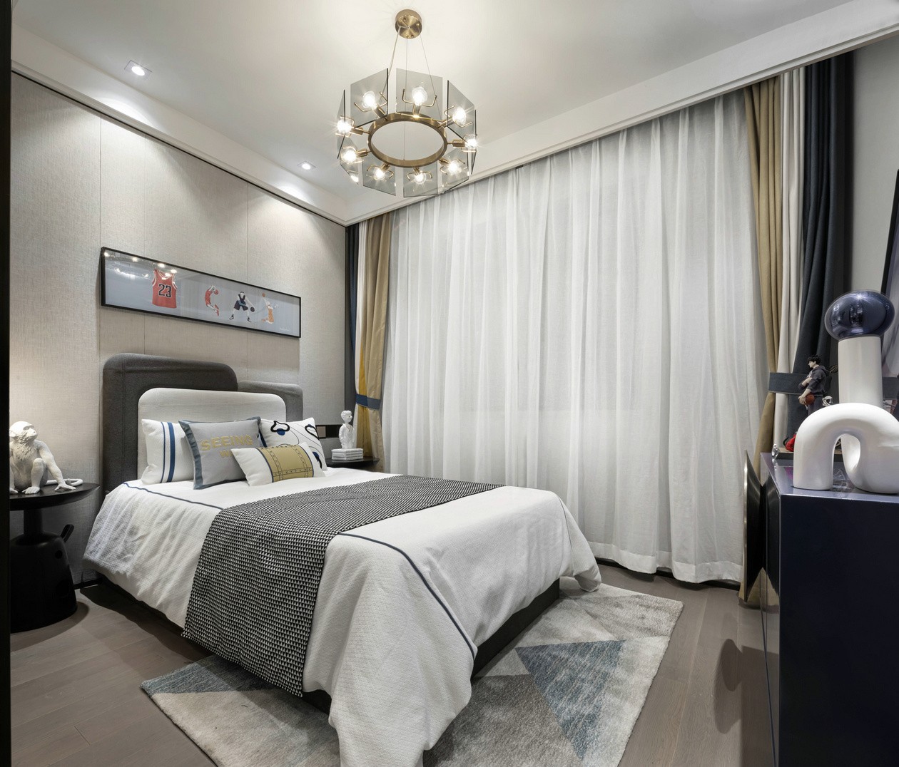 |120㎡橄榄样板间，精致舒适