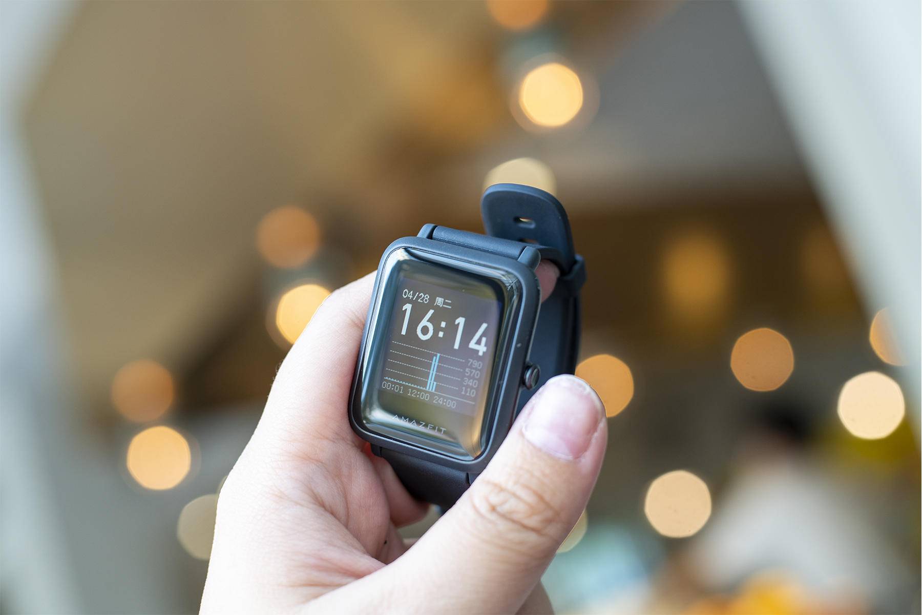 【华米】一个月不充电+全功能覆盖，华米Amazfit 米动手表青春版 1S上手玩