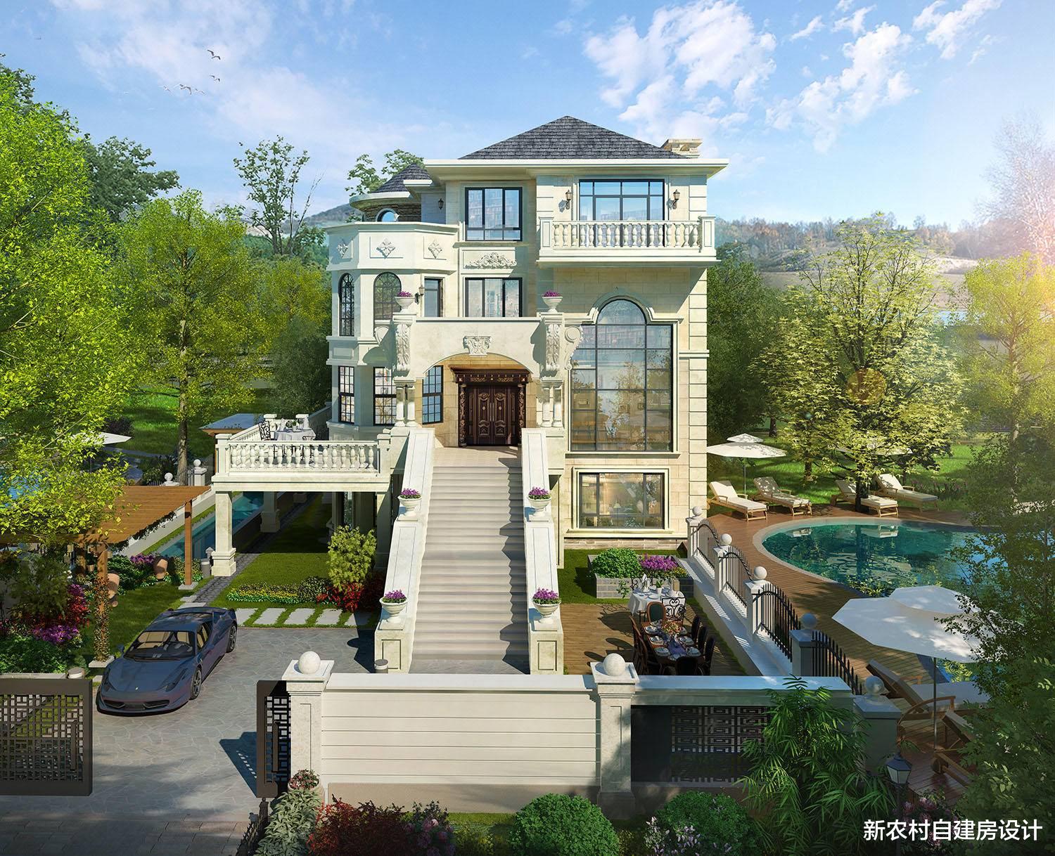 ▲8栋三层欧式别墅，绝对是顶级水平，为何这么多人喜欢第二栋