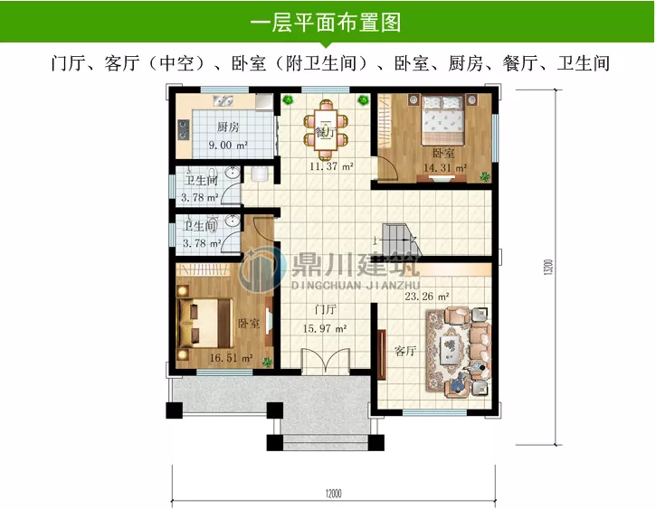 []复式三层自建别墅，7款欧式风格设计，农村盖房潮流款