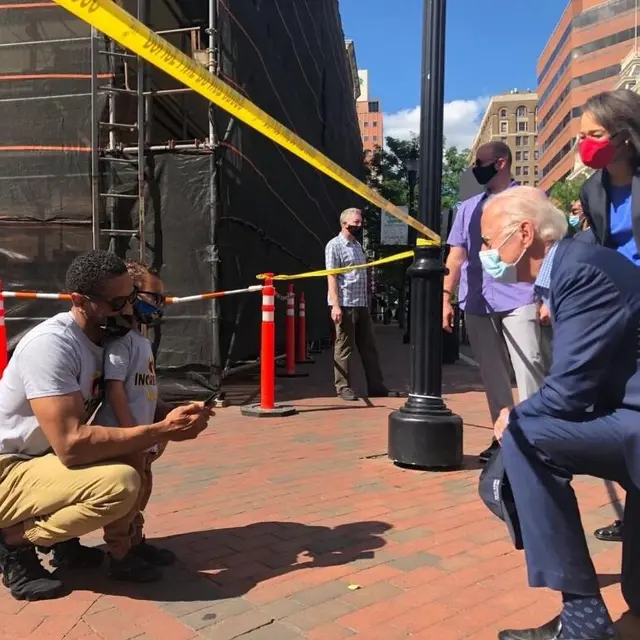 拜登@刚刚！拜登给了世界一个伟大的承诺，千万抗议者终于看到了希望！