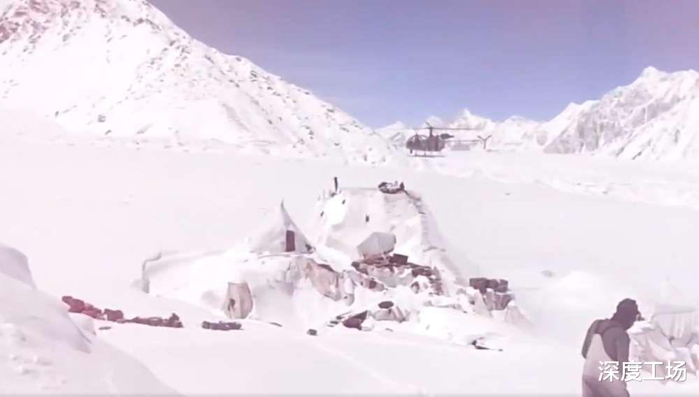 直升机|印军边境哨所补给告急：直升机飞上6000米雪山，在4米宽空地起降