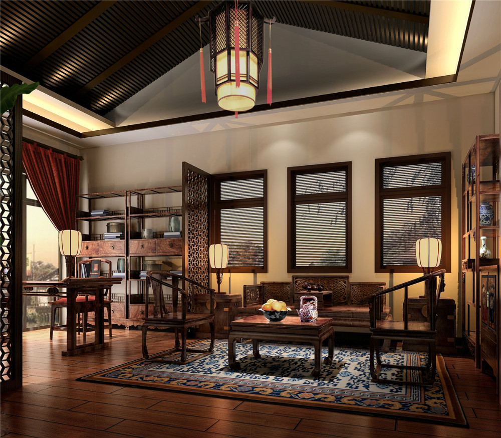 [传统文化]1000㎡中式典雅#装修，细节设计堪称完美，格调高雅很有档次！