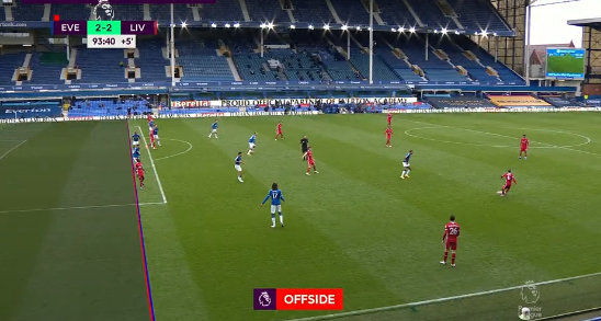 李溪芮|英超再现体毛级越位！镜头放大5倍也看不清，VAR划线没用红军绝杀无效