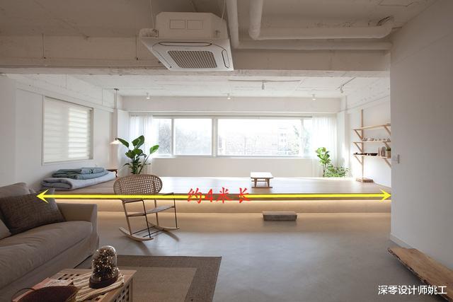 |等我有房客厅阳台就打通，贴墙做个阶梯柜，上休闲下储物2全其美