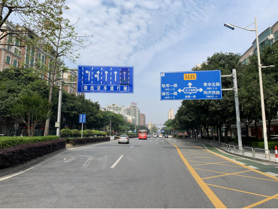 禅城发布 车主快看!禅城第一个可以“借道左转”的路口来啦