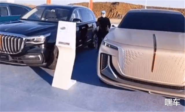 『红旗h9』一批红旗车在国外亮相，H9领头，红旗E115跟随，气场十足