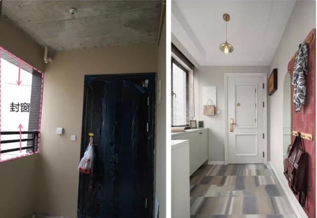 「」客厅就做了一个小改动，就实用的不得了，显宽敞还实用，太聪明