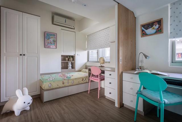 「北欧风」淡雅日式搭配童趣北欧风！89.3平米自然木质调家庭住宅