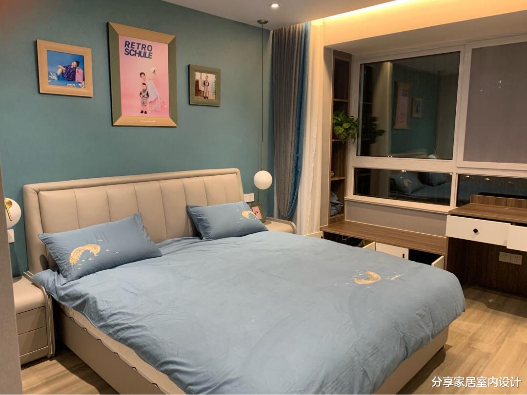 「」新房装修现代简约风格，电视墙非常喜欢，嵌入式的大酒柜很实用！