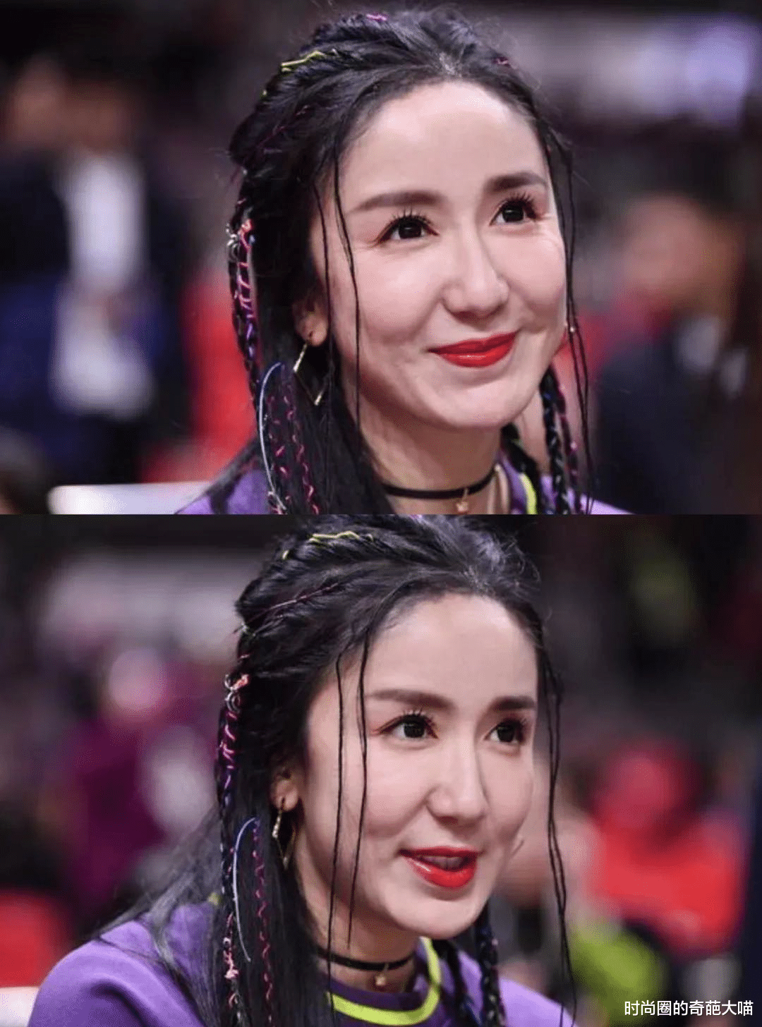 娄艺潇|娄艺潇才32岁就颜值下滑？法令纹明显难掩老态，浓妆看着好尴尬！
