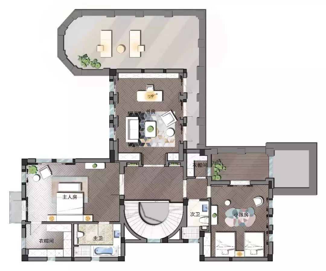 「」680㎡现代美式大宅,遇见最心动的家